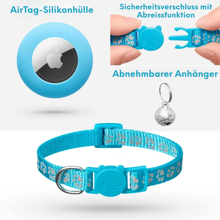 2er Pack Airtag Katzenhalsband