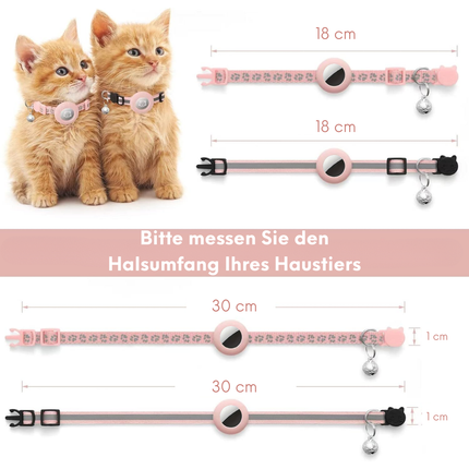 2er Pack Airtag Katzenhalsband