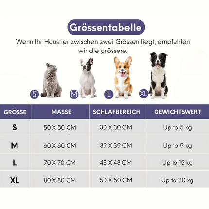 Donut Hunde- und Katzenbett