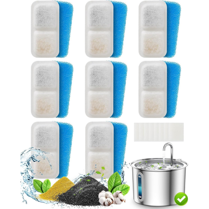 8-Pack Ersatzfilter für Katzenbrunnen