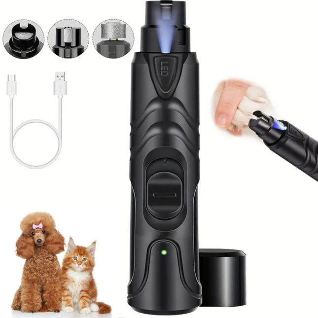 Hunde Krallenschleifer mit LED Licht