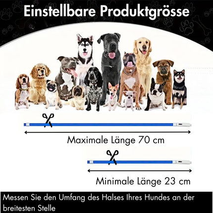 Leuchthalsband Hund, 70 cm