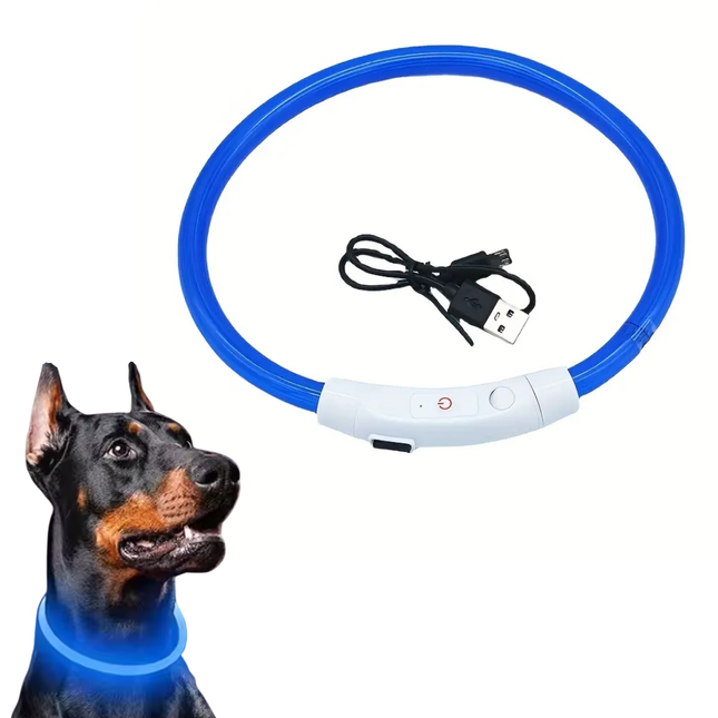 Leuchthalsband Hund, 70 cm